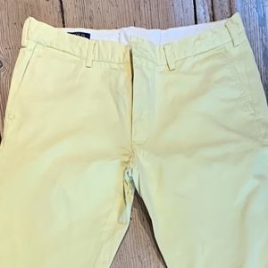 Polo Yellow Slim Khakis